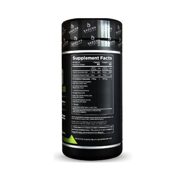 Sascha Fitness Fat Loss pills | Collagen support | Fluid Balance | FIT9 Ingredients: 7Keto + Uva Ursi, Gotu Kola, L-Theanine,Gingko Biloba,DIM,Green Tea | Weight Loss Supplements-Vegan-120 Natural Cap - Image 3