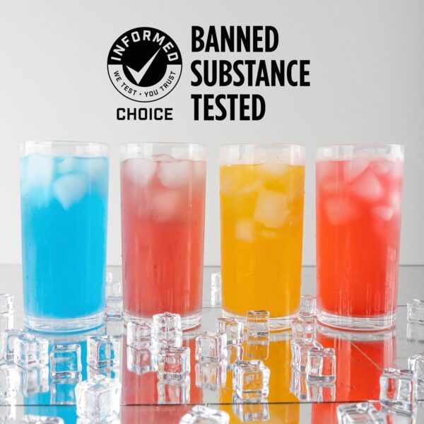 Rule One Proteins Clear Isolate - 20g All-whey Isolate Protein, Over 9g EAAs, 300mg of Electrolyte Minerals, 90 Calories, Light, Crisp, and Refreshing Taste (27 Servings, Blue Raspberry) - Imagen 3