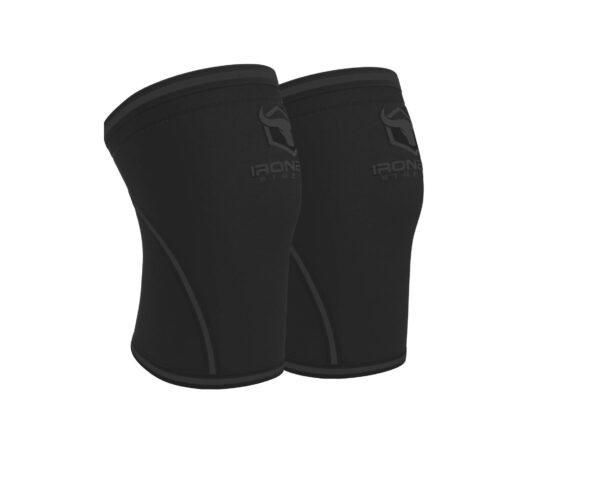 Iron Bull Strength 7mm Knee Sleeves (Pair) for Weightlifting & Powerlifting (USPA, IPL, IWF & USAW Approved) | High-Performance Knee Compression Support For Squats, Weight Lifting - Men and Women