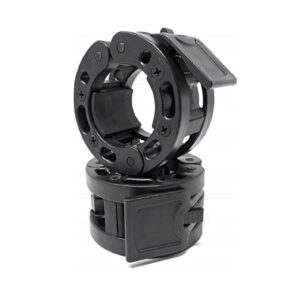Clout Fitness Olympic Barbell Clamps Collars Quick Release Pair of Locking Weight Clips Fit 2 Inch Barbell for Weightlifting