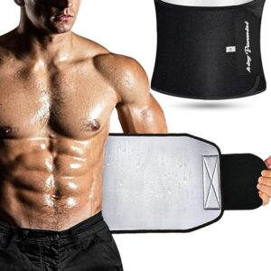 KingPavonini Waist Trimmer for Women & Mens Waist Trainer Sweat Belt Plus Size, Upgraded