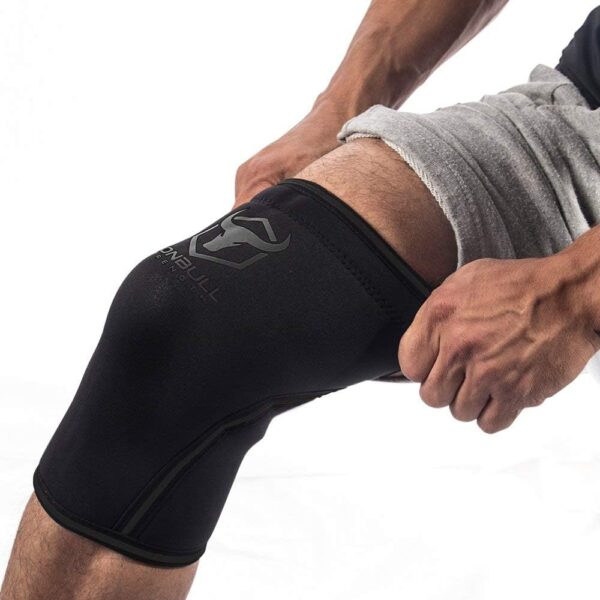 Iron Bull Strength 7mm Knee Sleeves (Pair) for Weightlifting & Powerlifting (USPA, IPL, IWF & USAW Approved) | High-Performance Knee Compression Support For Squats, Weight Lifting - Men and Women - Image 4