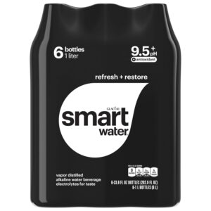 Smartwater alkaline with antioxidant 1L 6pk