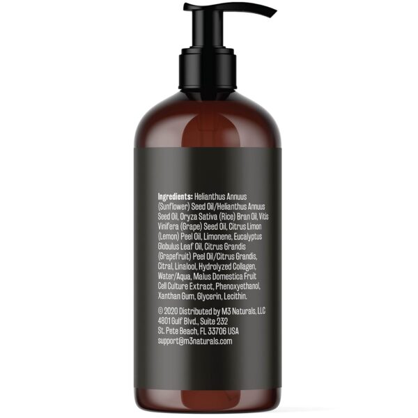 Anti Cellulite Massage Oil – Firming Body Oil with Collagen & Stem Cell | Skin Tightening, Anti-Aging & Cellulite Remover for Legs | with Natural Oils & Refreshing Aroma – 8 Fl Oz by M3 Naturals - Image 2