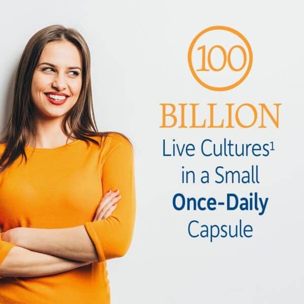 Garden of Life Raw Probiotics - 100 Billion CFU, Shelf Stable, 30 Capsules - for Men and Women, Digestive Enzymes, Clinically Studied Strains - Imagen 2
