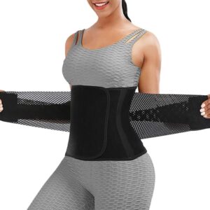 Waist Trainer Belt for Women Man - Waist Trimmer Ab Belt - Tummy Control Body Shaper