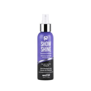Pro Tan, Show Shine, Maximum Definition Ultra-Light Posing Oil, Stage Oil, Fitness Event, Modeling, Photoshoot, 4 oz.