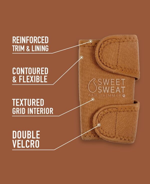 Sports Research Sweet Sweat Arm Trimmers for Men & Women | Increases Heat & Sweat Production to The Bicep Area - Image 3