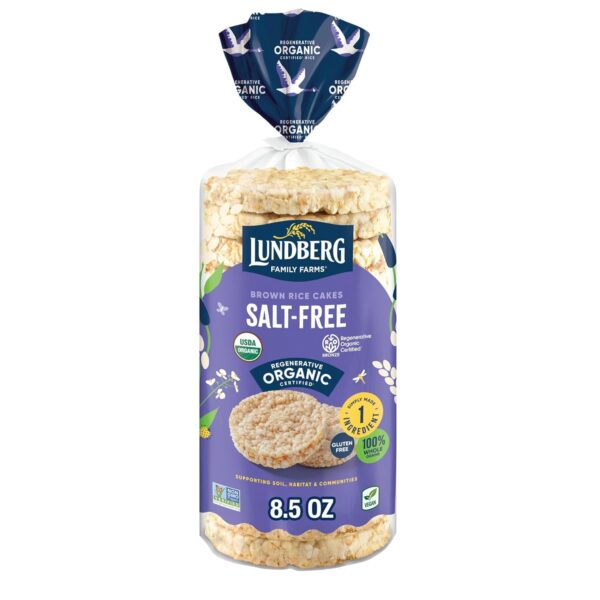 Lundberg Gluten-Free Brown Rice Organic Rice Cakes -- 8.5 oz