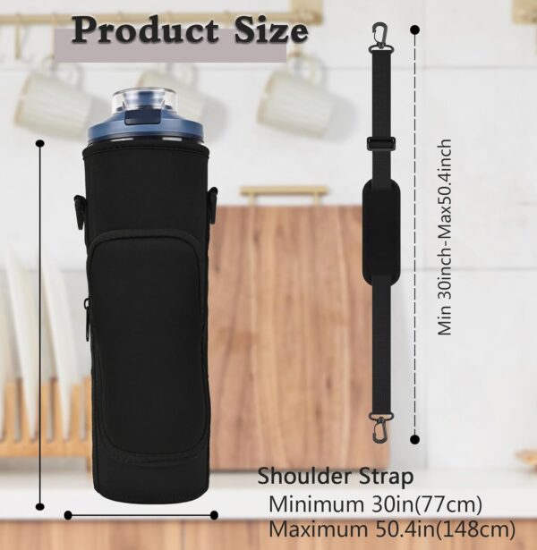 Portable Blender Storage Bag Sleeve for Ninja Blast Max Portable Blender with Shoulder Strap and Accessory Pocket for Ninja Blast Max BC251NV/BC251GY/BC251MT/BC251PK/BC251LD PortableBlender - Imagen 2
