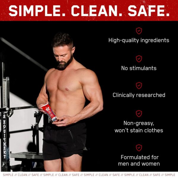 SteelFit Abs of Steel Maximum Definition Cream - Skin Tightening, Toning & Firming Lotion for Sculpting Abs - L-Carnitine Pre & Post Workout Supplement for Men & Women - Non-Greasy Formula, 8 Ounces - Image 4