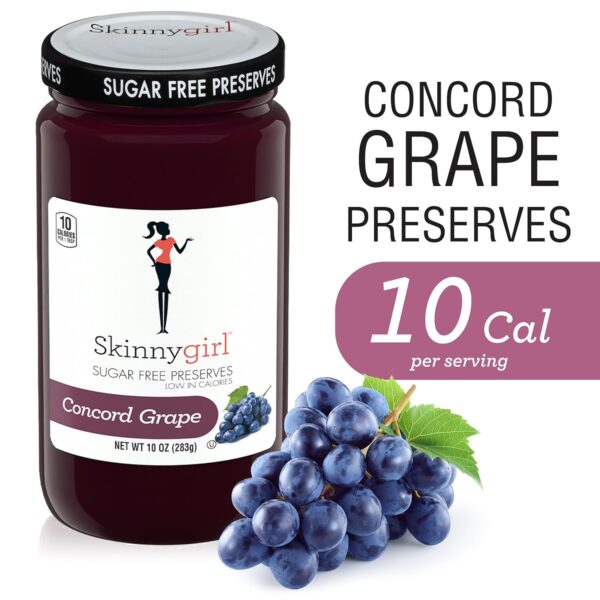 Skinnygirl Sugar Free Kosher Preserves, Concord Grape, 10 Ounce - Image 3