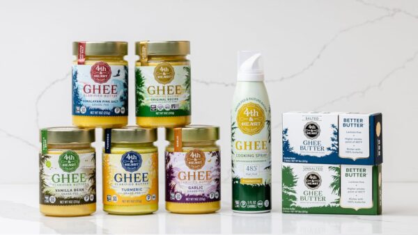 4th & Heart Original Grass-Fed Ghee, Clarified Butter, Keto, Pasture Raised, Lactose and Casein Free, Certified Paleo (9 Ounces) - Imagen 4