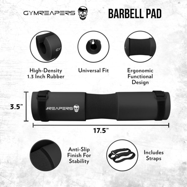 Gymreapers Barbell Squat Pad - Protective Bridge Pad For Hip Thrust, Squats, Lunges - Hip Support, Neck Protection For Bar - Image 5