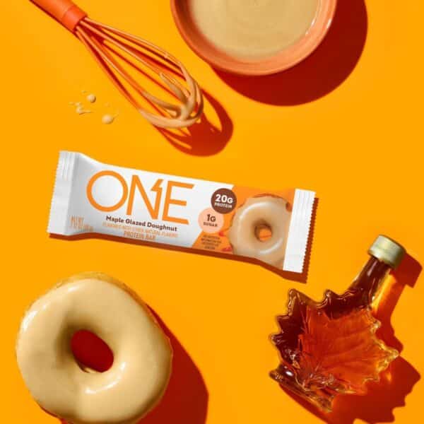 ONE Protein Bars, Maple Glazed Doughnut, Gluten Free with 20g Protein and 1g Sugar, Pantry Staples, 2.12 oz (12 Count) - Image 4