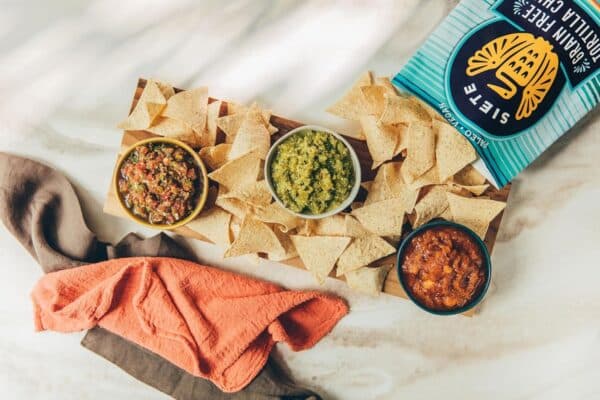 Siete Sea Salt Grain Free Tortilla Chips, 5 oz bags (3 PACK) - Image 2