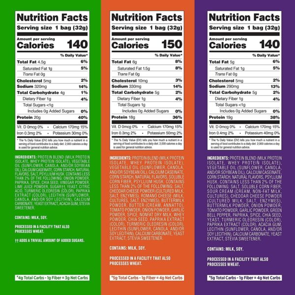 Quest Nutrition Protein Chips Variety Pack Bundle, High Protein, Low Carb, 24 Count - Imagen 3
